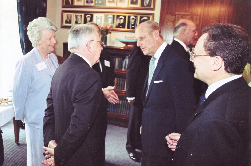 RMYC meeting HRH the Duke of Edinburgh at the Clubhouse